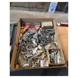 BOX LOT ASSORTED HARDWARE, ETC