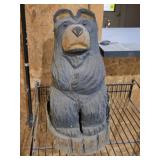 CUSTOM MADE WOODEN BLACK BEAR DECOR