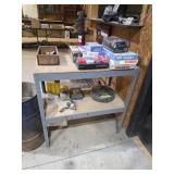 METAL FRAME STORAGE SHELVING UNIT, SHELVING UNIT