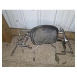 VINTAGE MOTORCYLE SEAT EXTENDER AND LUGGAGE RACK
