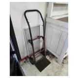 VINTAGE METAL 2-WHEEL DOLLY CART