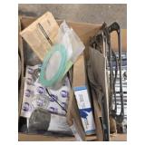 BOX LOT ASSORTED GASKETS, SEALS, BEARINGS, ETC