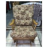 Acorn Floral Rocking Chair