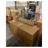 Bassett Furniture 6 drawer, mirrored chest