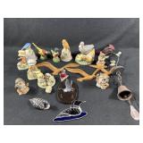 Bird Figurines: Loons, Ducks, Owls, Songbirds