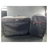 1 suitcase, 1 carryon