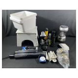 Step Stool, Lantern, Flashlights, etc