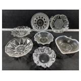 Moonstone Hobnail, Crystal Laurel Ashtray, etc