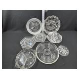 Crystal Dishes/Plates, Glass Flower Frog
