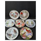 Franklin Mint Collectible Bird Plates