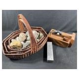 Octagonal Baskets, Nutcracker, Rocks