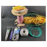 Extension Chord, Rope, Wire, Snow Scrapers