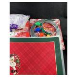 Placemats, Pie Saver, Snowman Figurines