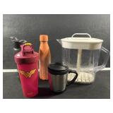 Pampered Chef Quick Stir Pitcher, Water Bottles