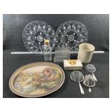 Plastic Egg Platters, Crock, Bottle, and more