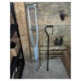 Set of crutches and Two canes