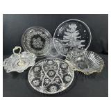 Crystal Platters, Bowls, Tidbit Tray