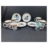 Tea Plates, Stoneware? Bowl
