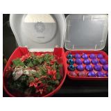Wreath & Ornaments with Storage Boxes