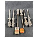 Cast Iron Stakes/Toppers, Milk Crate