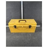 Yellow Tool Box w/ Assorted Tools