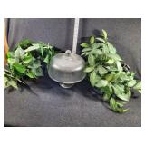 Cake Stand, Greenery with Chicken Planter
