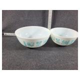 Vintage Buttermilk Pattern Pyrex Bowls