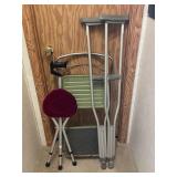 Crutches, Step Stool, Stand