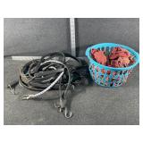 Shop Towels, Hitch Pin, Bungee Cords
