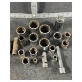 Snap-On Sockets & Large 1/2 inch Sockets