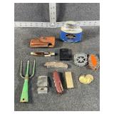 Leather Case with Old Timer Pocket Knife & More
