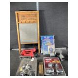 Vintage Wash Board, Jigsaw and More