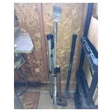 Axe, Mallet, Tripod, Paint Brush