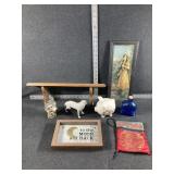 Native Decor, Oriental Purse, Display Box