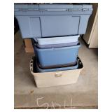 Assorted Storage Tubs