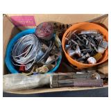 Hobart Welding Electrodes, Hitch Pin, Caulk Gun