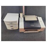 Lexmark Printer, Small Storage Shelf