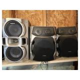 Sony Speakers, (2) Fisher Speakers