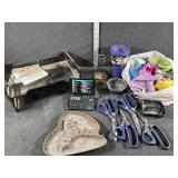 Rags, Stainless Scissors, Ash Trays & More