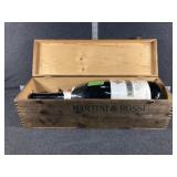 Vintage Martini & Rossi Box & Empty 6 Liter Bottle