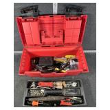 Keter Red Tool Box w/ Assorted Tools