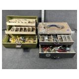 Metal Toolbox w/ Assorted Tools & More
