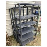 (3) Metal Shelves