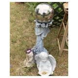 Angel Statues, Gazing Ball