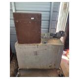 Work Bench, Cabinet, Vice