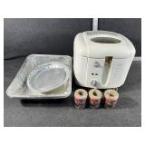 Rival Frying, Aluminum Pans, Jute Twine