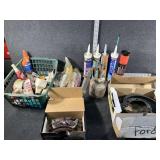 Brake Shoes + Pads, Air Auto Spray Gun, Caulking