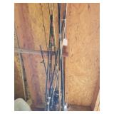 Various Fishing Poles