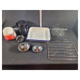 Enamel Coated Pan, Coffee Kettle, etc