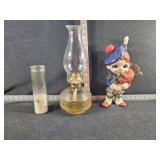 Bagpipe Figurine, Oil Lamp